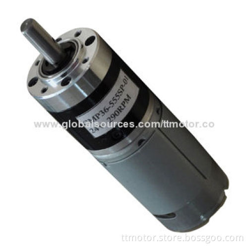 24V 4,000rpm DC Planetary Gear Motor with Encoder